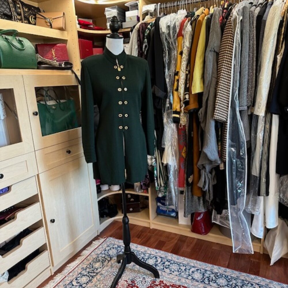 St. John Collection Evening Size 4 Green Jacket